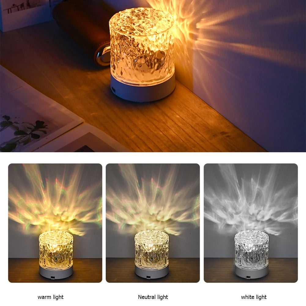 Crystal Lamp Water Ripple Projector